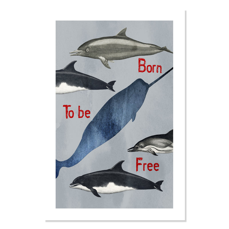 «Born to be free», impression sur papier, H 36 po x l 24 po x P 1 po, Papier
