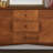 47.25" Mid Century Modern Sideboard Buffet Cabinet in Walnut 