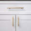 Poignées d'armoire en alliage de zinc Goo-Ki, espacement des trous de 5 po, bronze champagne, poignées de tiroir de style campagne moderne pour armoires de cuisine, meubles-lavabos et placards-112605266-112663341