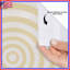 Concentric Beige Circles Shower Curtains Extra Long-132414642