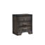 Table de chevet 2 tiroirs 1pc