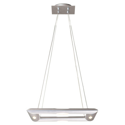 luminaire suspendu linéaire pour îlot de cuisine 4 lumières Adagio