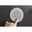 Système de douche avec pomme de douche, douche à main, barre coulissante, jets de corps, bras de douche, tuyau, garniture de valve et poignées à levier-129607306