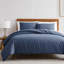 Housse de couette Vilano de Southshore Fine Linens, grande taille, en microfibre 110 g/m² avec fermeture éclair invisible et 4 attaches aux coins, 1 taie d'oreiller, 1 place/1 place XL, blanche-1329401302-1329401305