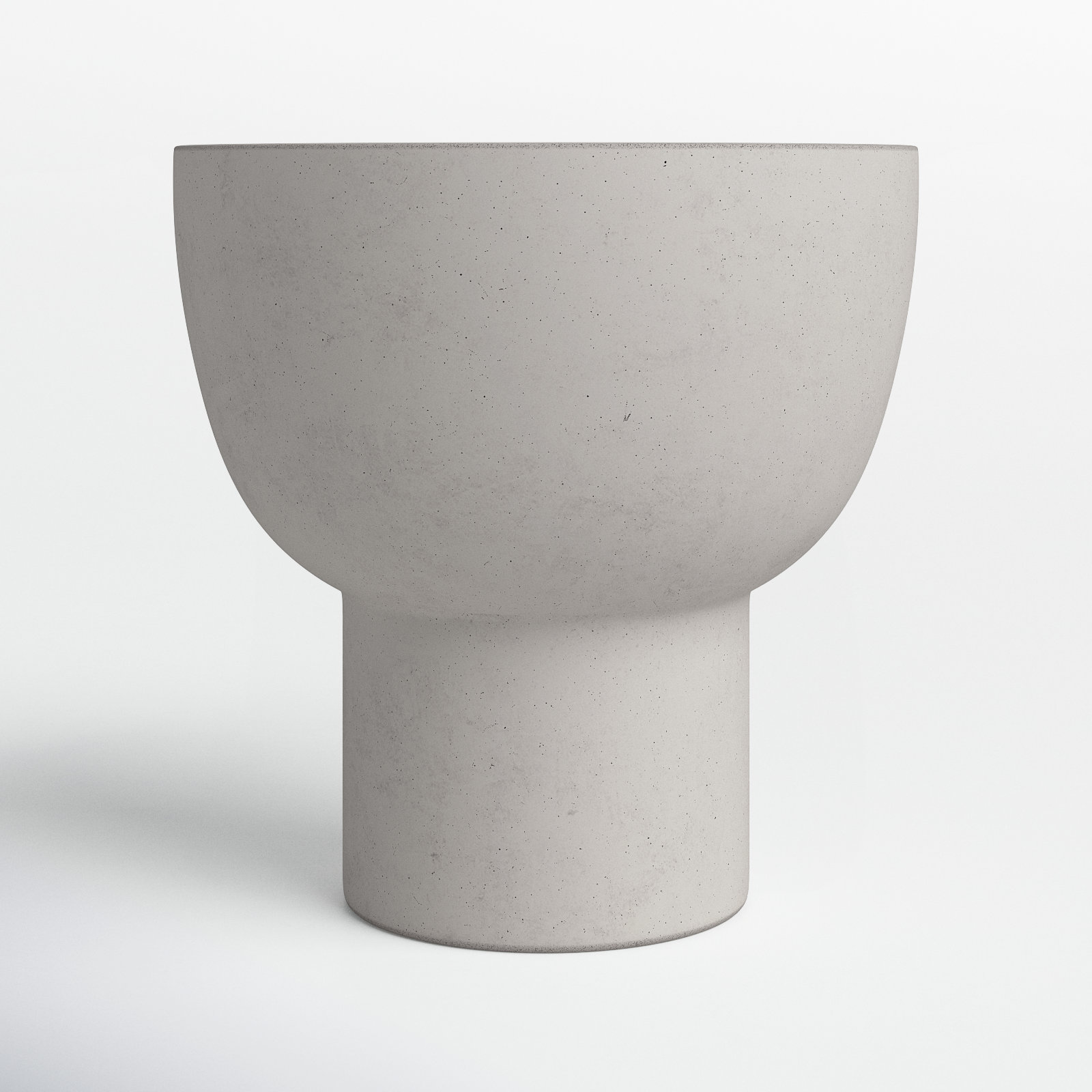 Handmade Ceramic Urn Planter, 20" H x 19.75" W x 19.75" D