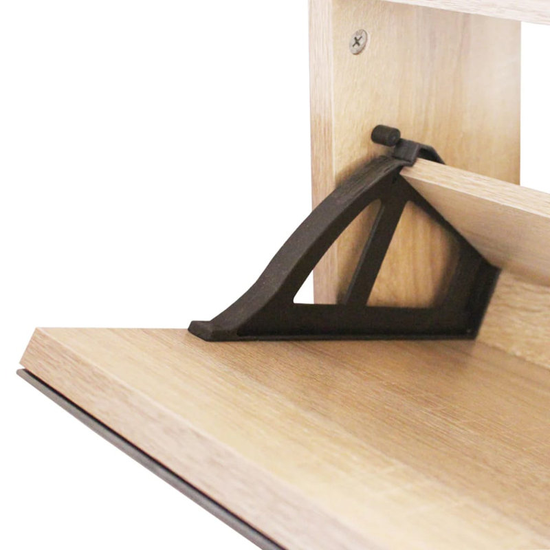 4 Pair Flip Down Shoe Storage, Oak
