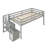 Loft bed with staircase , Grey-1540267587