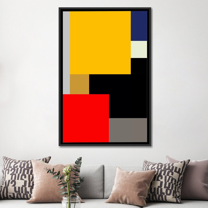 « chaleureux », impression sur toile, H 26 po x l 18 po x P 1,5 po, Toile avec cadre noir, Pas de tapis