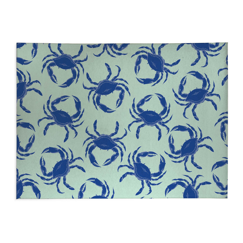Tapis de cuisine Crabby, Rectangle 5 pi x 7 pi, Comme neuf