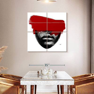Leisha Black White Red