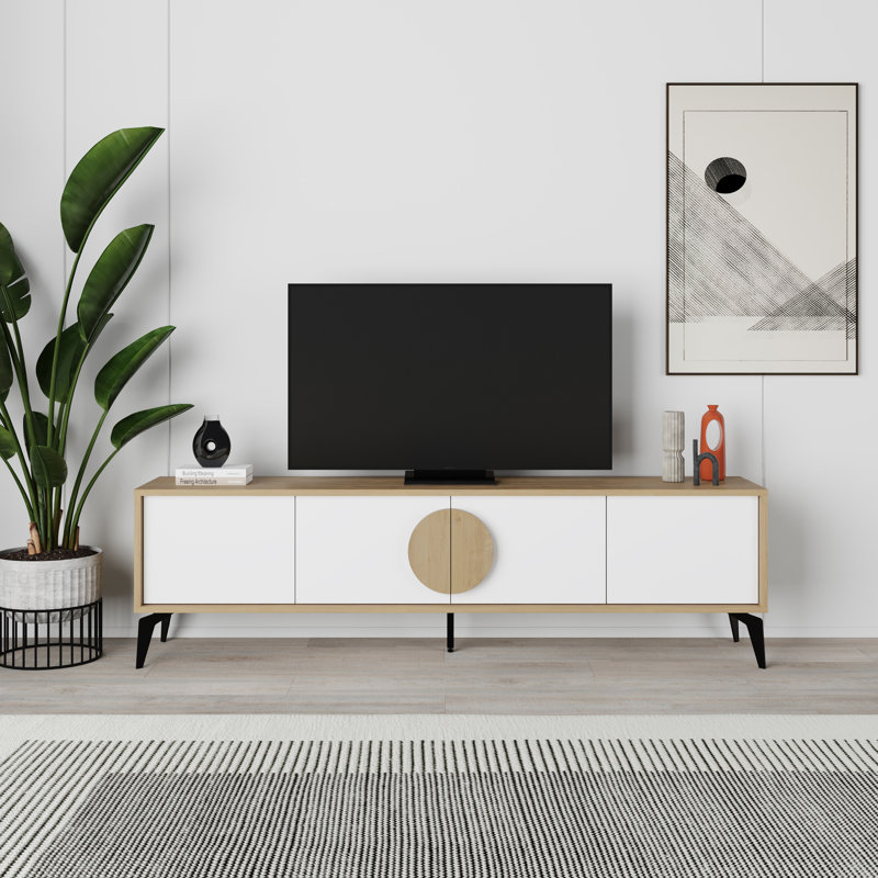 Dola TV Stand for TVs up to 65", White