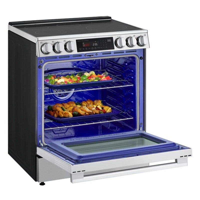 LG 6.3 cu. ft. Smart Induction Slide-In Range with Instaview, ProBake Convection, Air Fry, and Air Sous Vide, 5