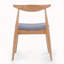 Ensemble de 2 chaises de salle à manger en bois d'hévéa avec dossier ergonomique-1198624106-1198624109