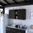 Stylish Wall Cabinet with Double Doors and Multiple Shelves for Organized Storage and Display-817134181