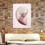 Marble Blush Snail 2 - Wrapped Canvas Print-2120526492