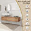 Meuble-lavabo simple 60 po avec plateau en résine