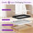 Aluminum Framed Rounded Rectangle Mirror, Wall Mounted Bathroom Vanity Mirror, Modern Horizontal/Vertical Entryway Wall Mirror-811529139-811529132