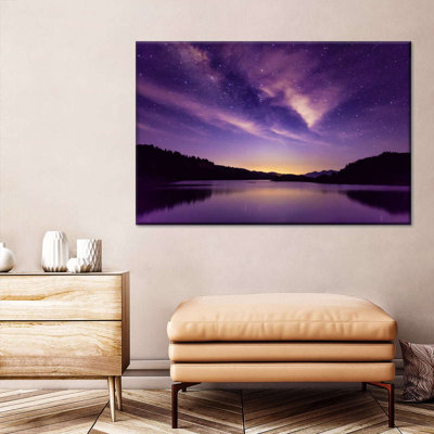 " Purple Night Sky "