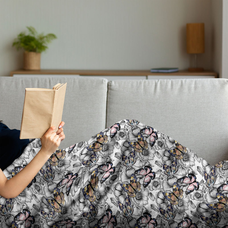 Hand Woven Throw Blanket, 50" x 70"