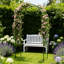 Tonnelle de jardin en métal pour l'extérieur-505186517