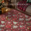 Tapis décoratif rouge pour l'intérieur-365961093