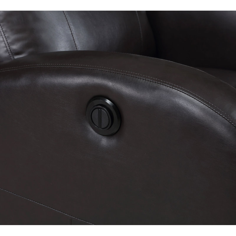 Fauteuil inclinable électrique Josephina, Brown Faux Leather