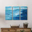 Crashing Waves II - peinture sur toile tendue 3 pièces-883674309