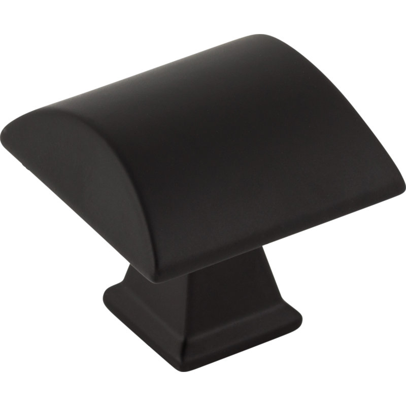 Roman Square Knob, Matte Black