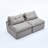 Modular Upholstered Sofa-652829522
