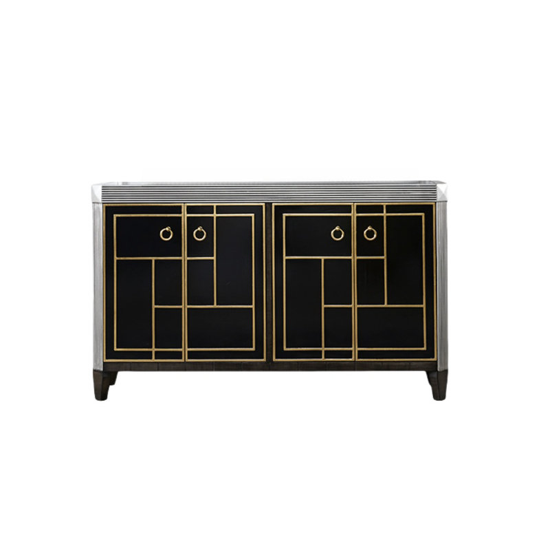 Armoire d'appoint en bois massif Simple Home