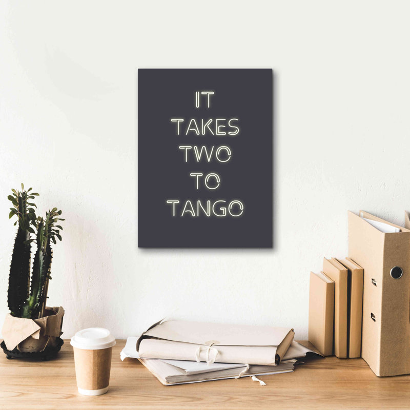 «Two To Tango» par Design Fabrikken, H 16 po x l 12 po x P 0,75 po