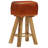 Funes Upholstered Counter Stool with Solid Wood Frame