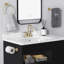 Robinet pour lavabo de salle de bain 3 trous, 4 pouces avec bonde escamotable-93816069