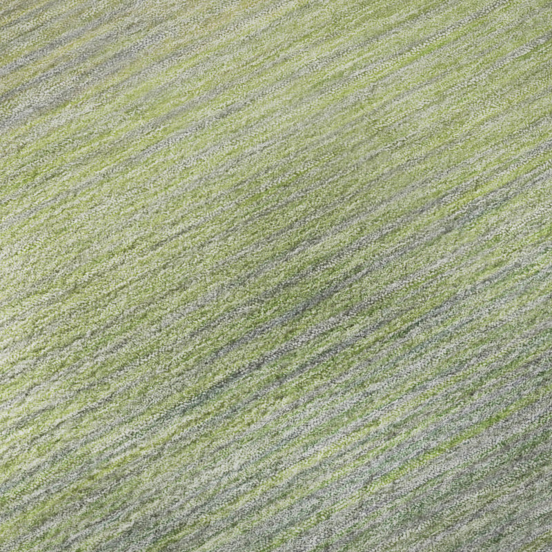 Tapis à rayures lavable à la machine Premium AMF1291, Rond 8 pi