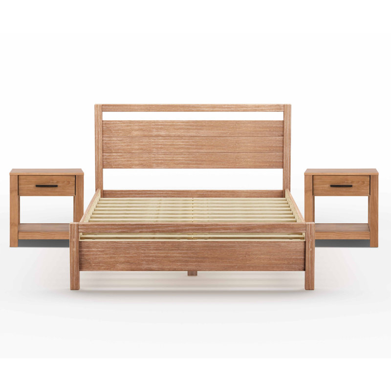 Loft Solid Wood Piece Bedroom Set, Acacia