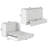 Fabiano Storage Murphy Bed with 6" Mattress, Storage and Built-in Charger-913254453-923300003