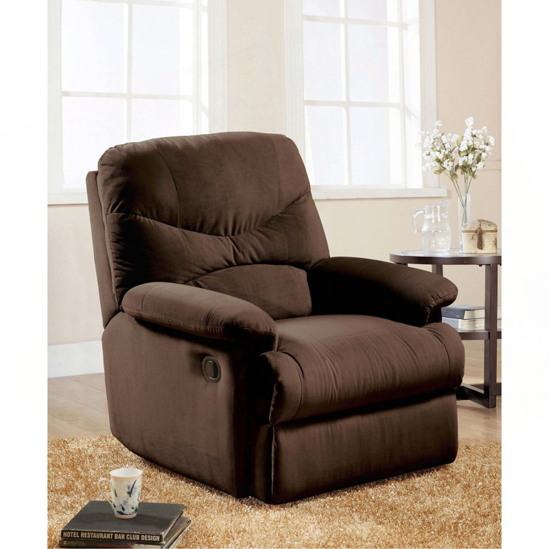 Chocolate Microfiber Motion Recliner