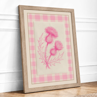 Three Thistles Botanical - Framed Print