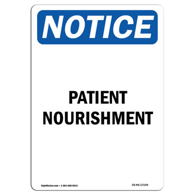 Patient Nutrition Sign