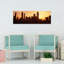 «Sunset Skyline», Atlanta, Géorgie, art abstrait moderne, art mural urbain-720991308
