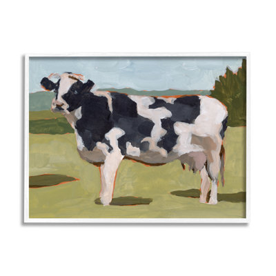Dairy Farm Cow Grazing Country Cattle Traditional Painting Graphic Art -  Stupell Industries, ai-733_wfr_16x20