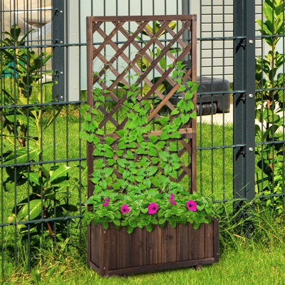 Wood Elevated Planter