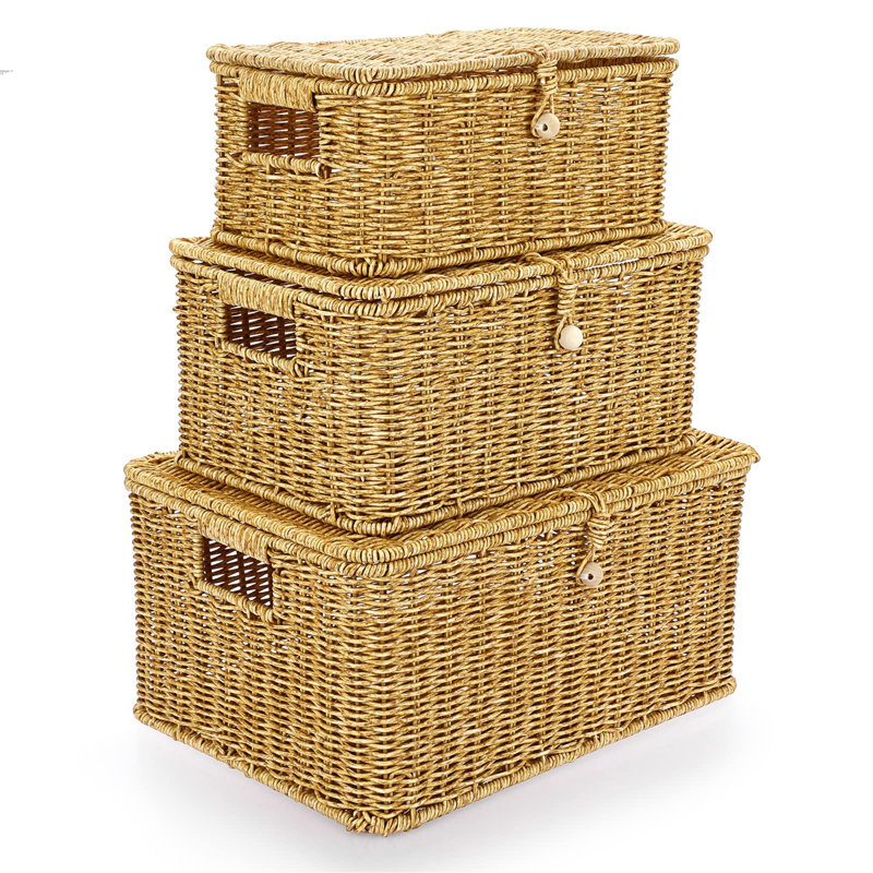 17 Stories Wicker Decorative Bin