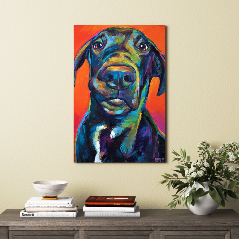 Grand danois I sur peinture plastique / acrylique