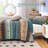 Set of 3 Boho Bohemian Quilt Set Lightweight Reversible Microfiber Bedspread Coverlet All Season Bed Decor-122256998-122256991