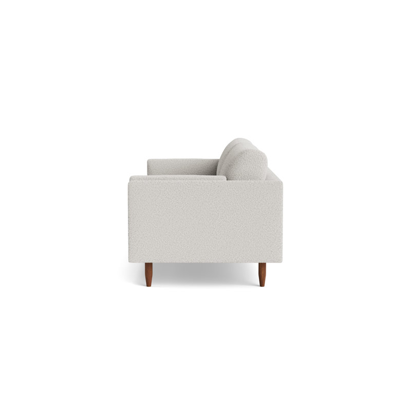 Skinny Fat Loveseat (70"), 85" W, Performance Velvet - Nutmeg