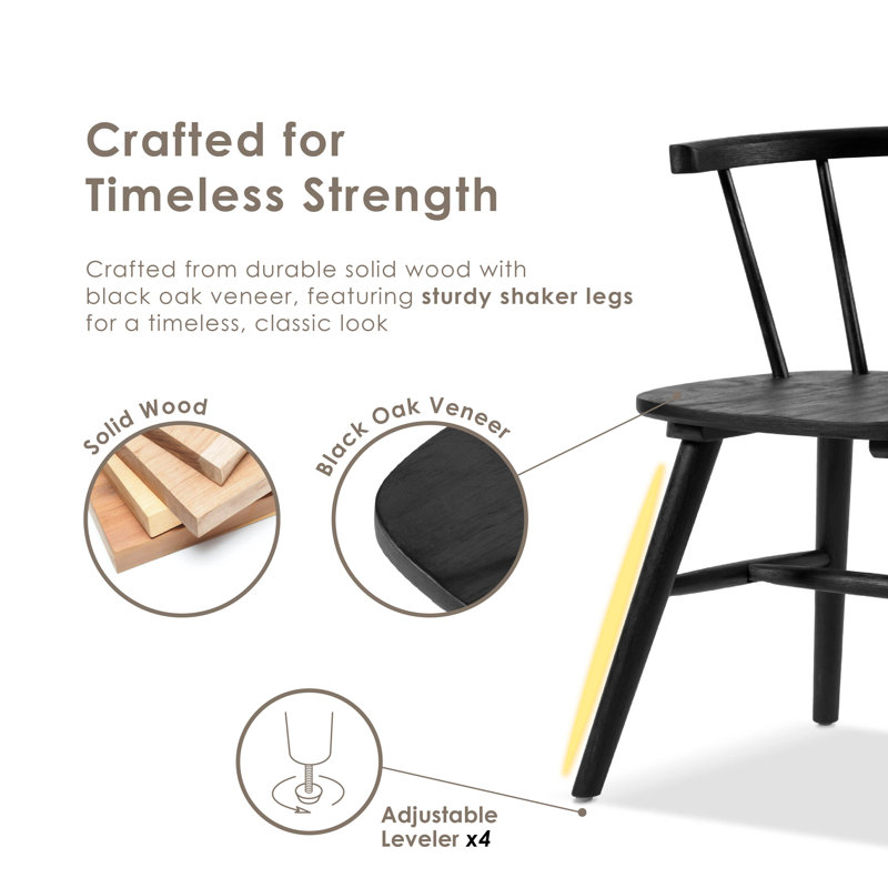 Angela Side Chairs, Black