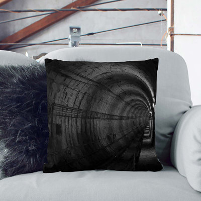 Geometric Square Cushion