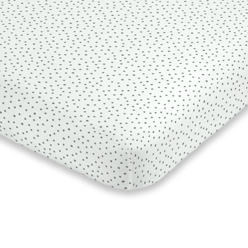Drap-housse pour lit de bébé à montage floral