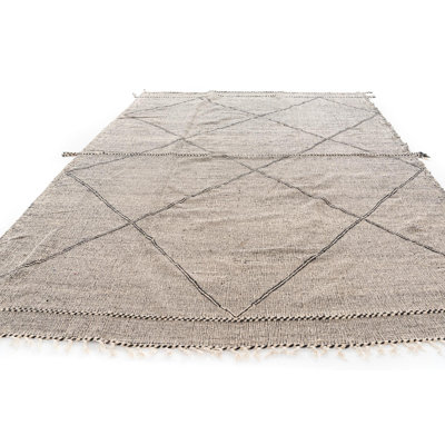 Mosser Black and White Rug